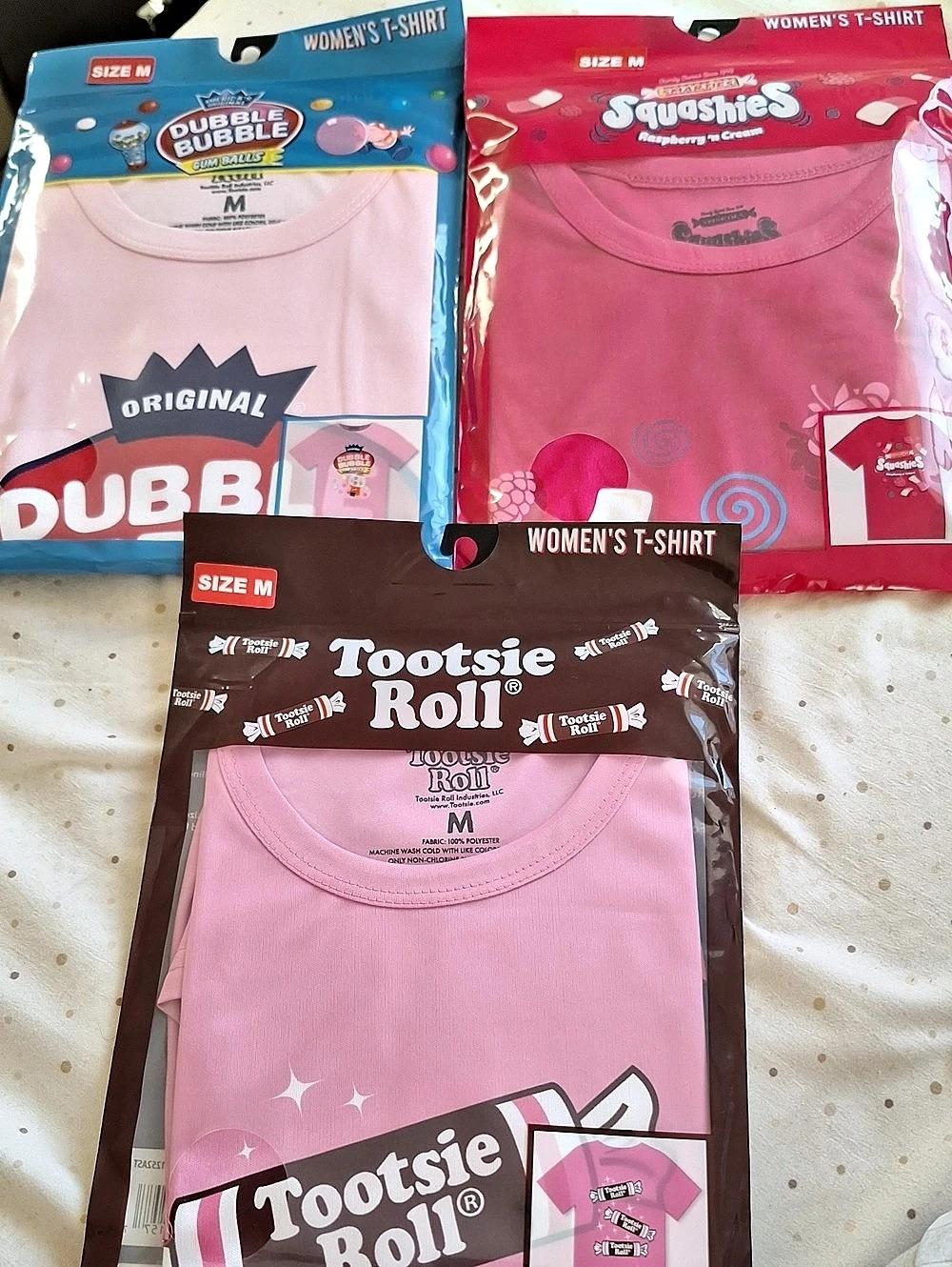 Original Women's T-Shirt Graphic T-Shirts 3-Pack in Pink Size Medium NWT